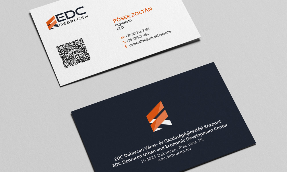 EDC Debrecen névjegykártya