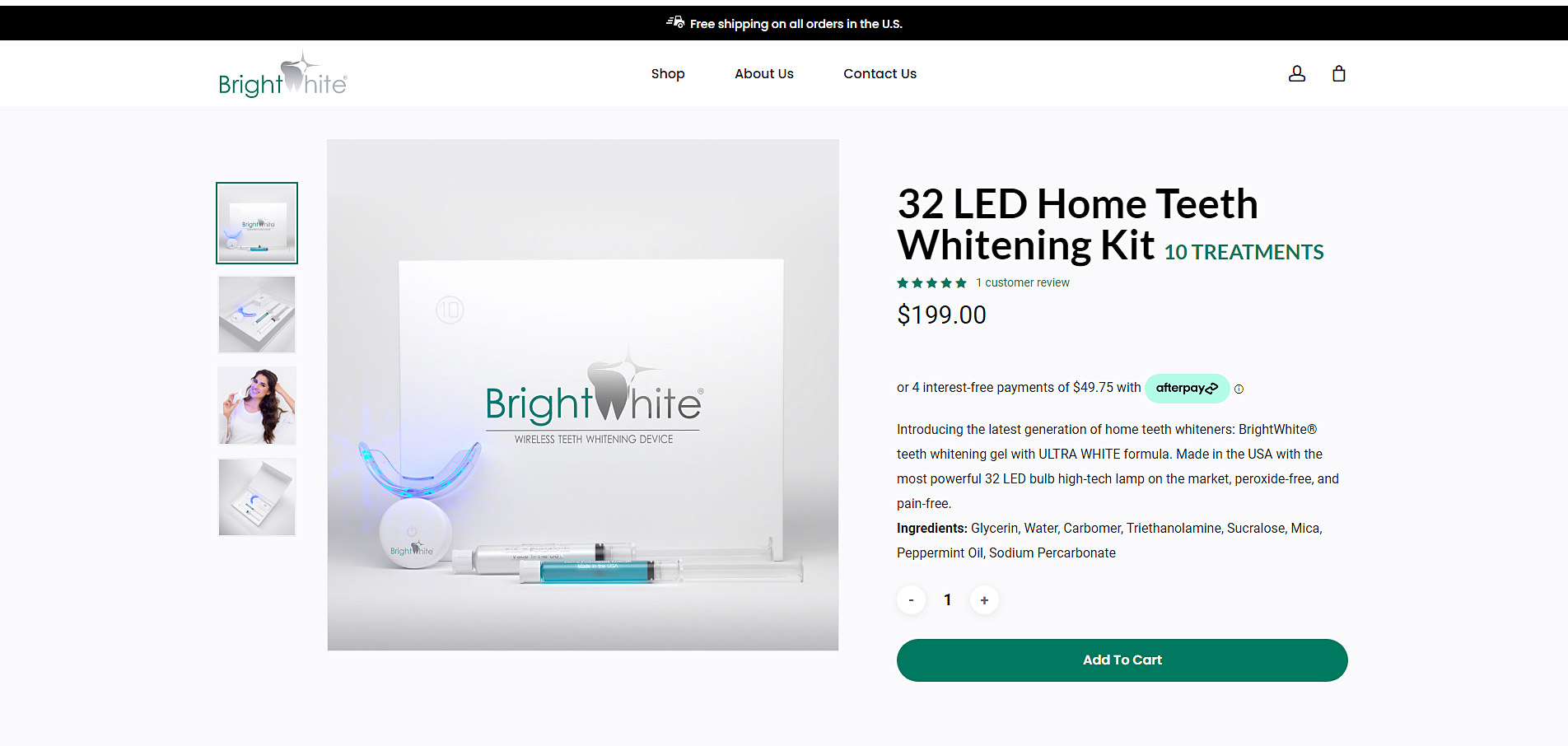 BrightWhite fogfehérítő készlet