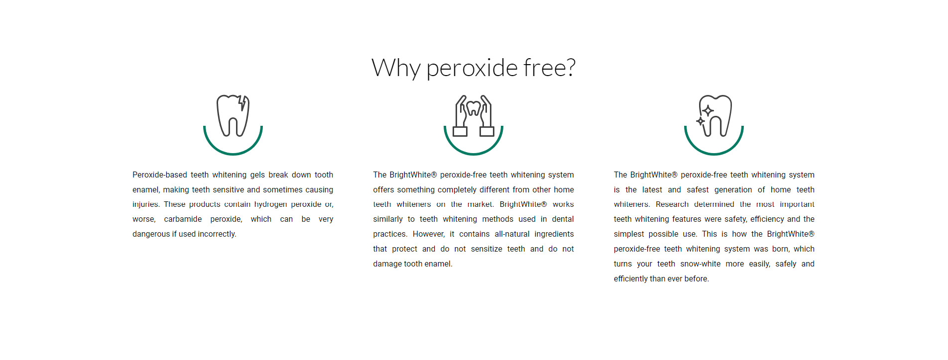 BrightWhite peroxidmentes